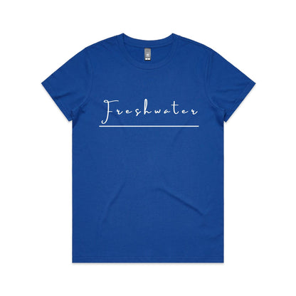 Lost Manly custom logo Freshwater edition AS Colour Women's Maple Tee - Lost Manly Shop