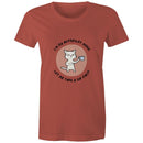 Maple Tee Need Coffee Logo Print 