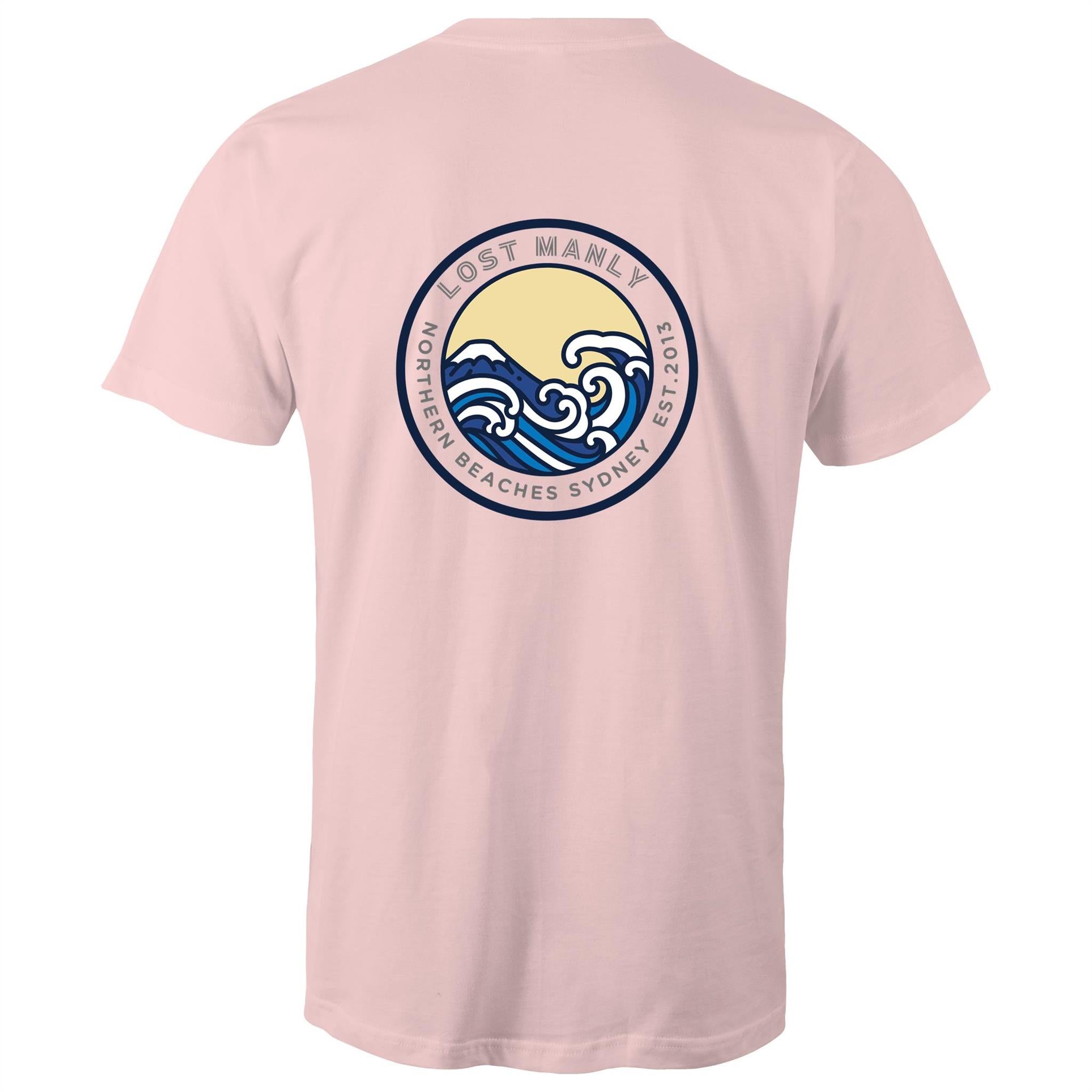 Lost Manly Northern Beaches Sydney Australia Printed Logo T-Shirt Ogo Merch