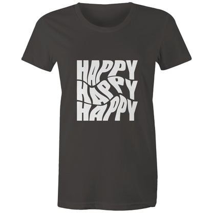 Women's Maple Tee Happy 