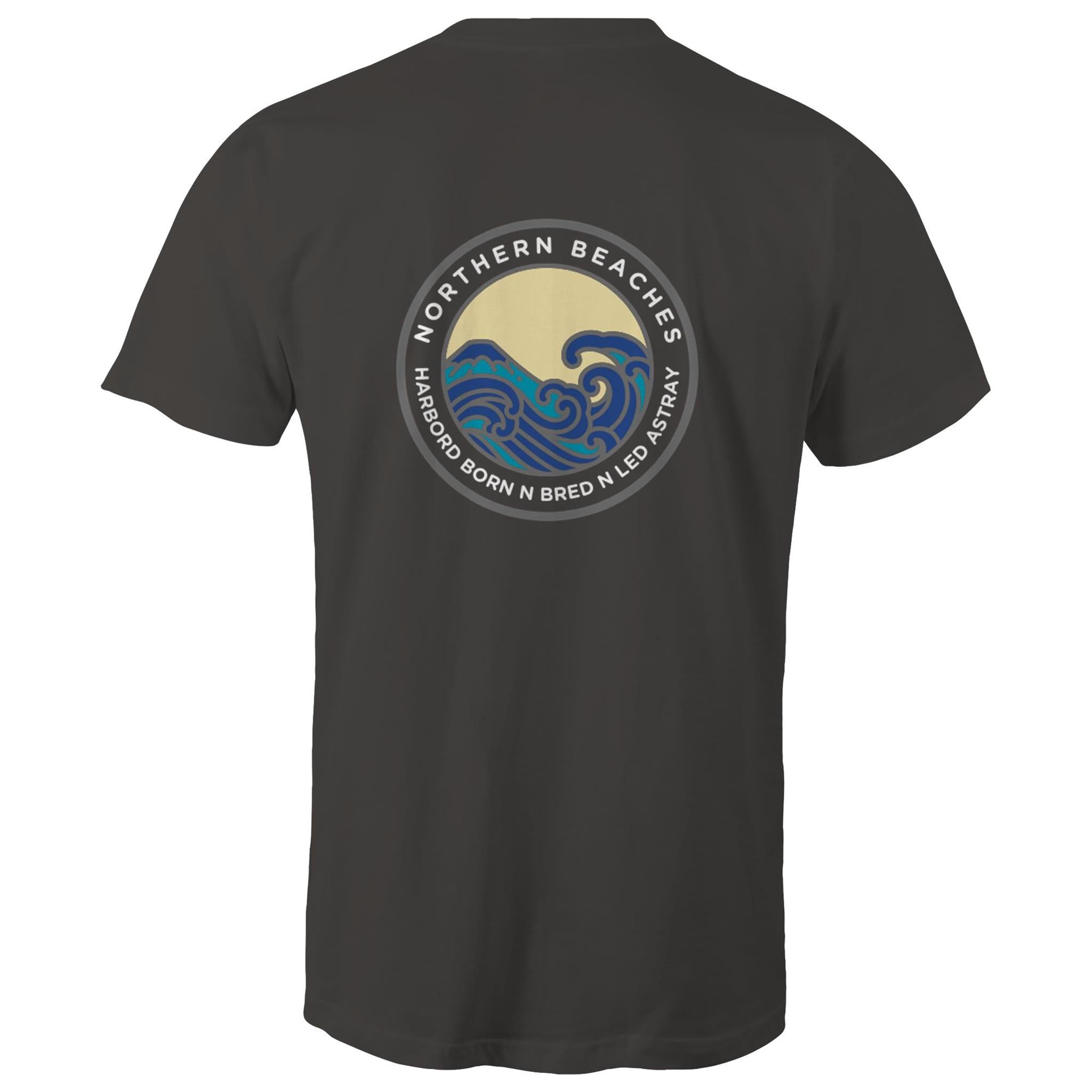 Harbord Born and Bred Northern Beaches Sydney Australia Printed Logo T-Shirt Ogo Merch