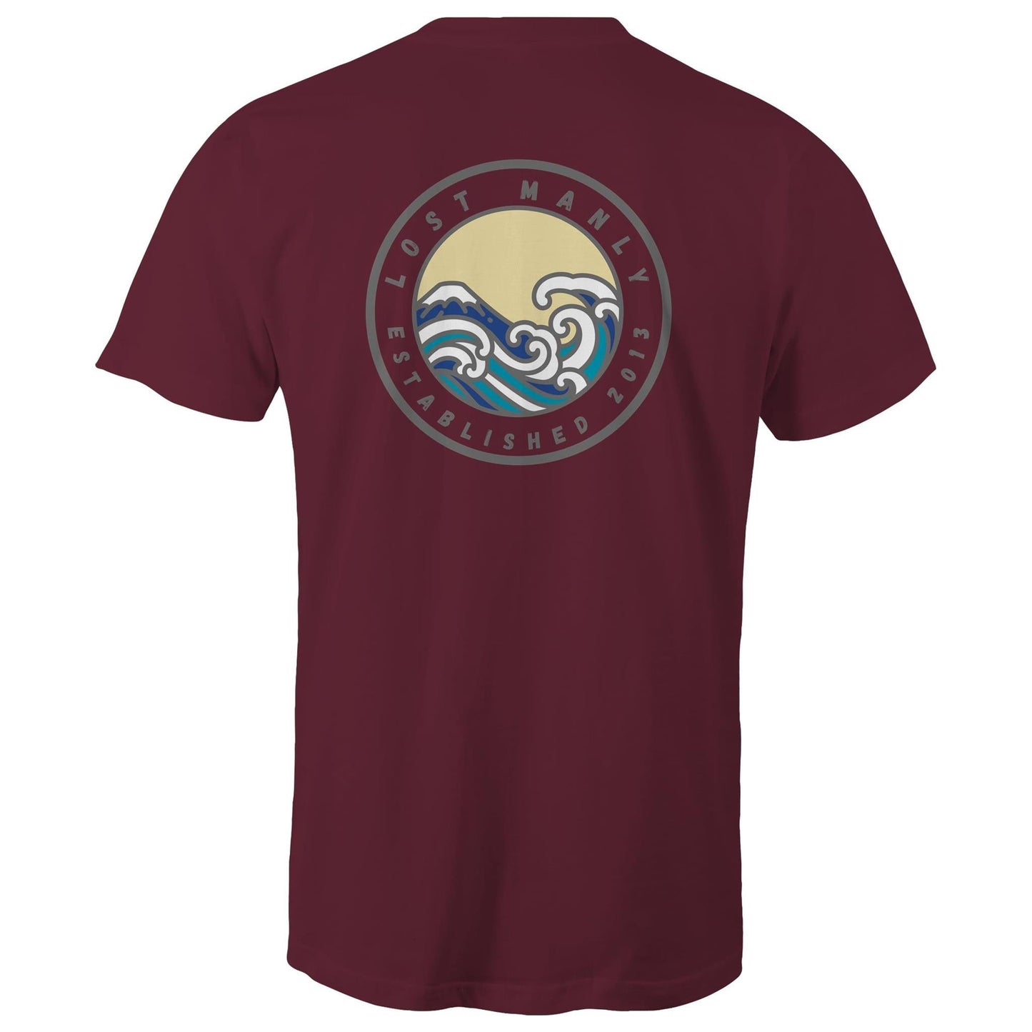 Lost Manly Northern Beaches Sydney Australia logo Printed T-Shirt Ogo Merch