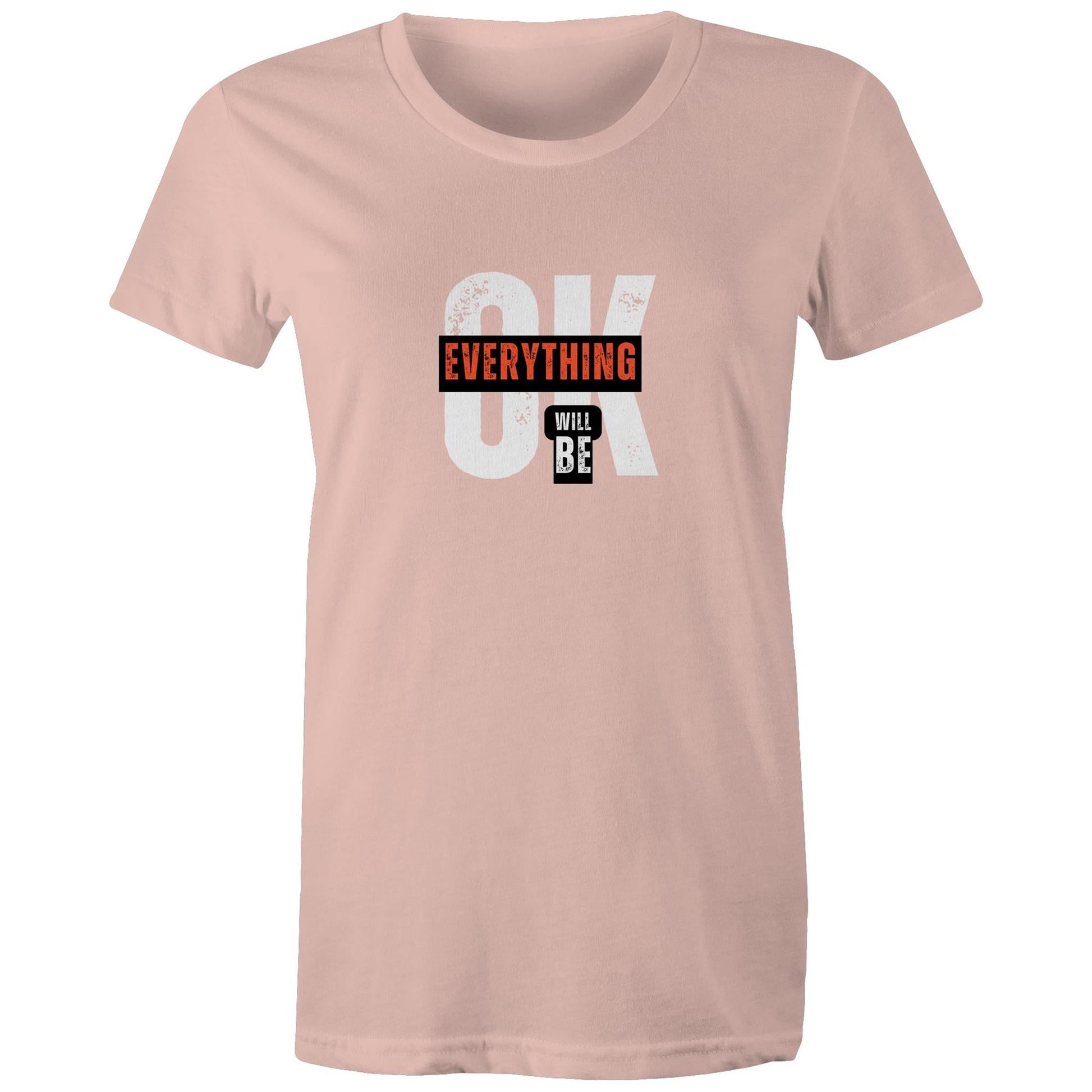Women's Maple Tee Everything will be OK 