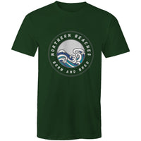 Northern Beaches Born n Bred custom logo printed on AS Colour Staple - Mens T-Shirt 