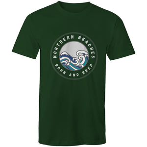 Northern Beaches Born n Bred custom logo printed on AS Colour Staple - Mens T-Shirt 