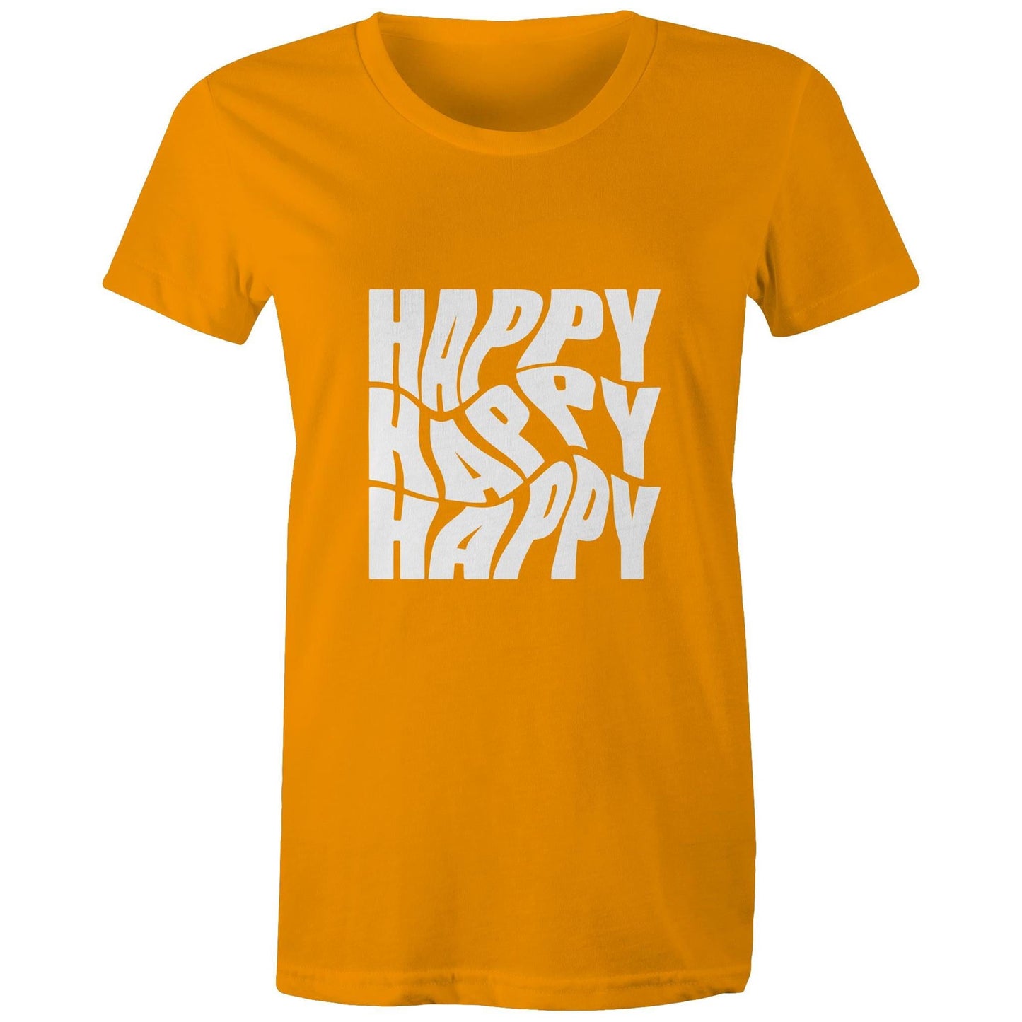 Women's Maple Tee Happy 