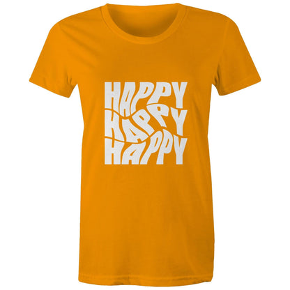 Women's Maple Tee Happy 