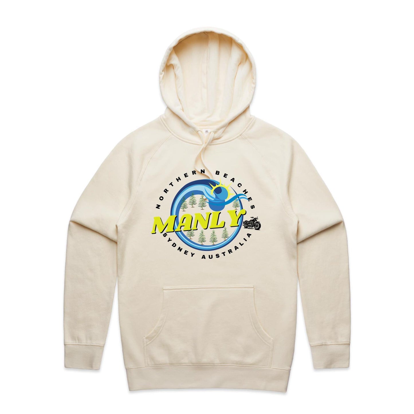 Lost Manly custom logo The Manly Barry AS Colour - Supply Hood - Lost Manly Shop