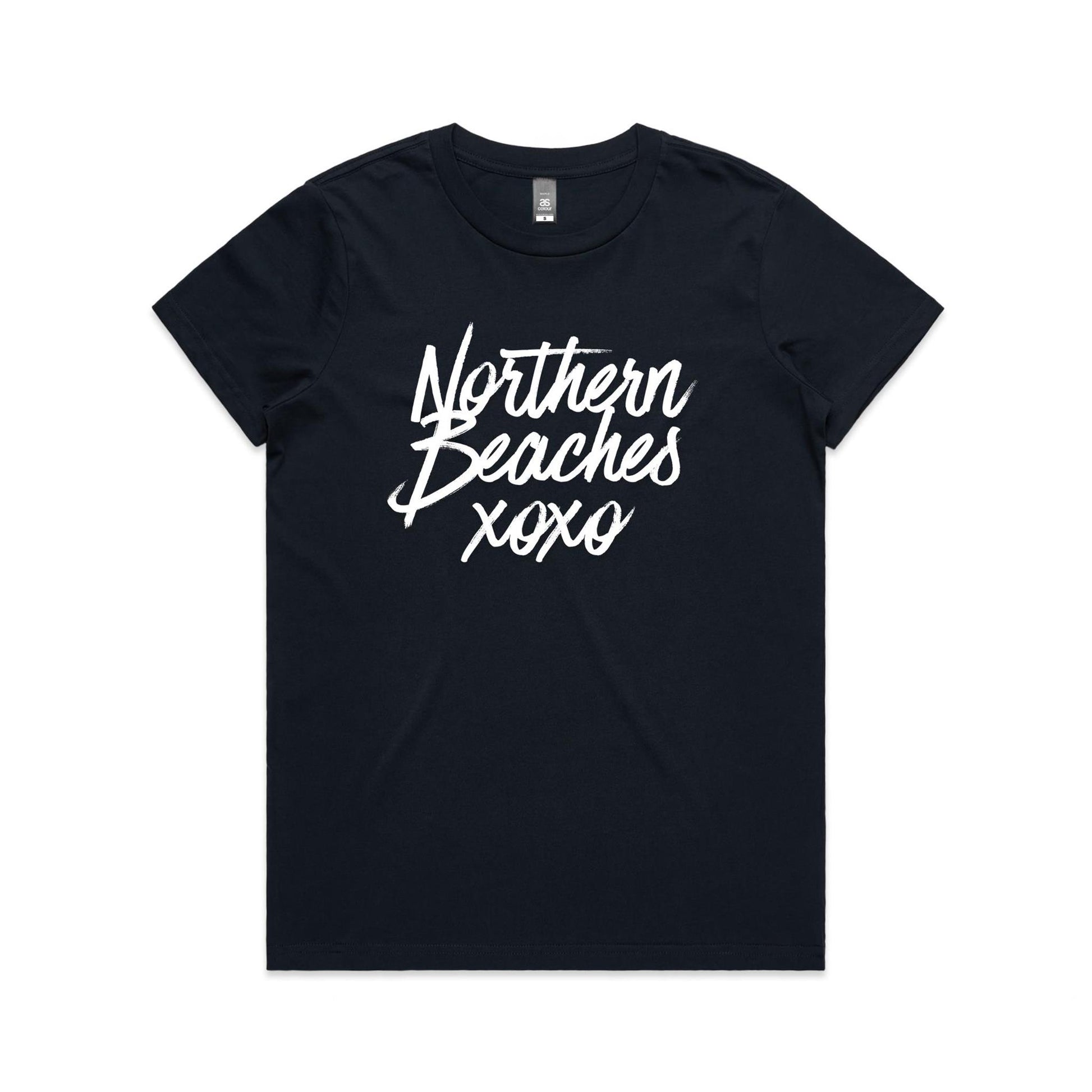Lost Manly custom logo Northern Beaches xoxo edition AS Colour Women's Maple Tee - Lost Manly Shop