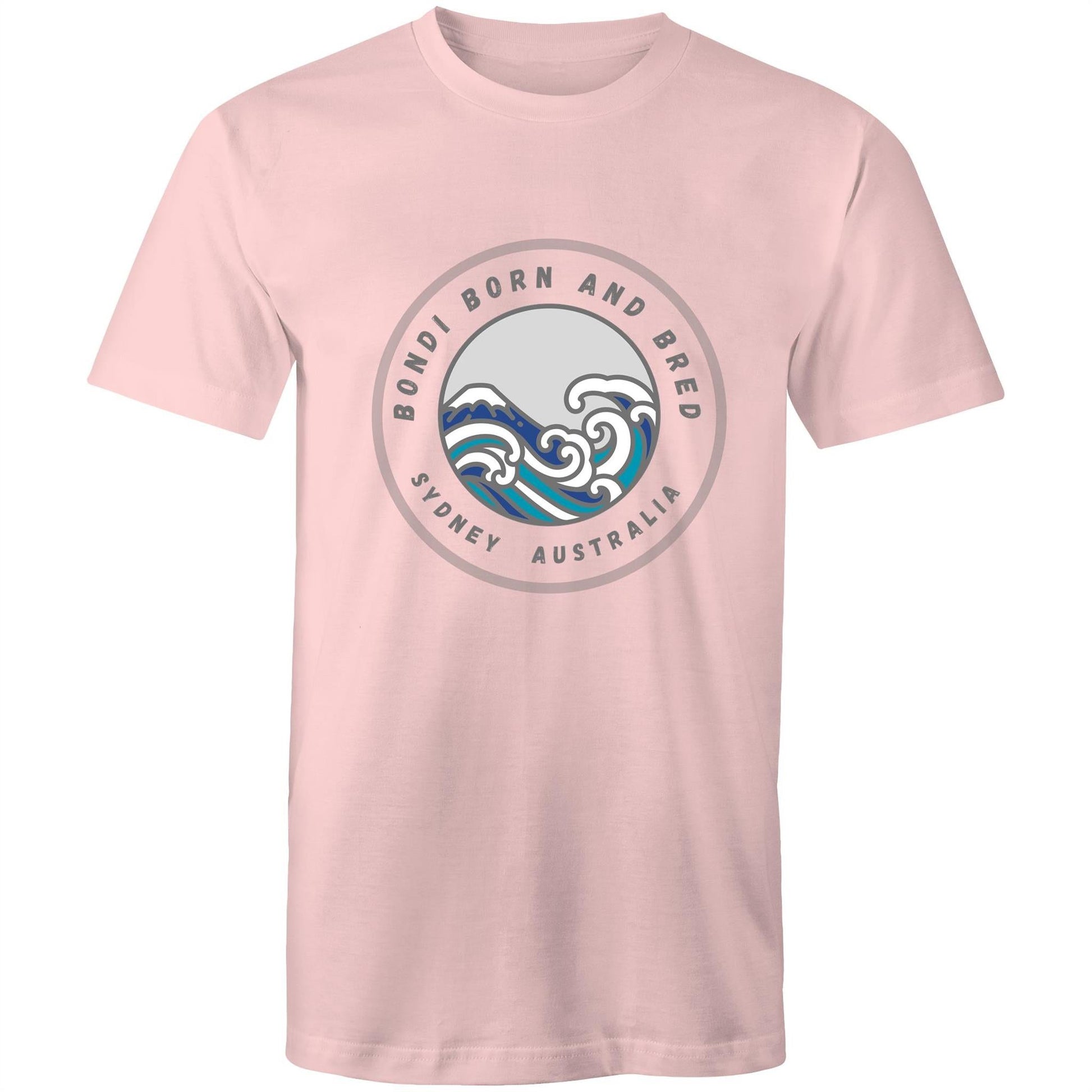 AS Colour Staple - Mens T-Shirt Bondi Born and Bred custom logo front Ogo Merch