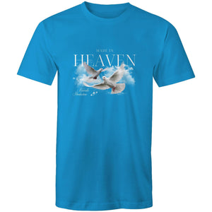 Mens T-Shirt Heaven custom logo 