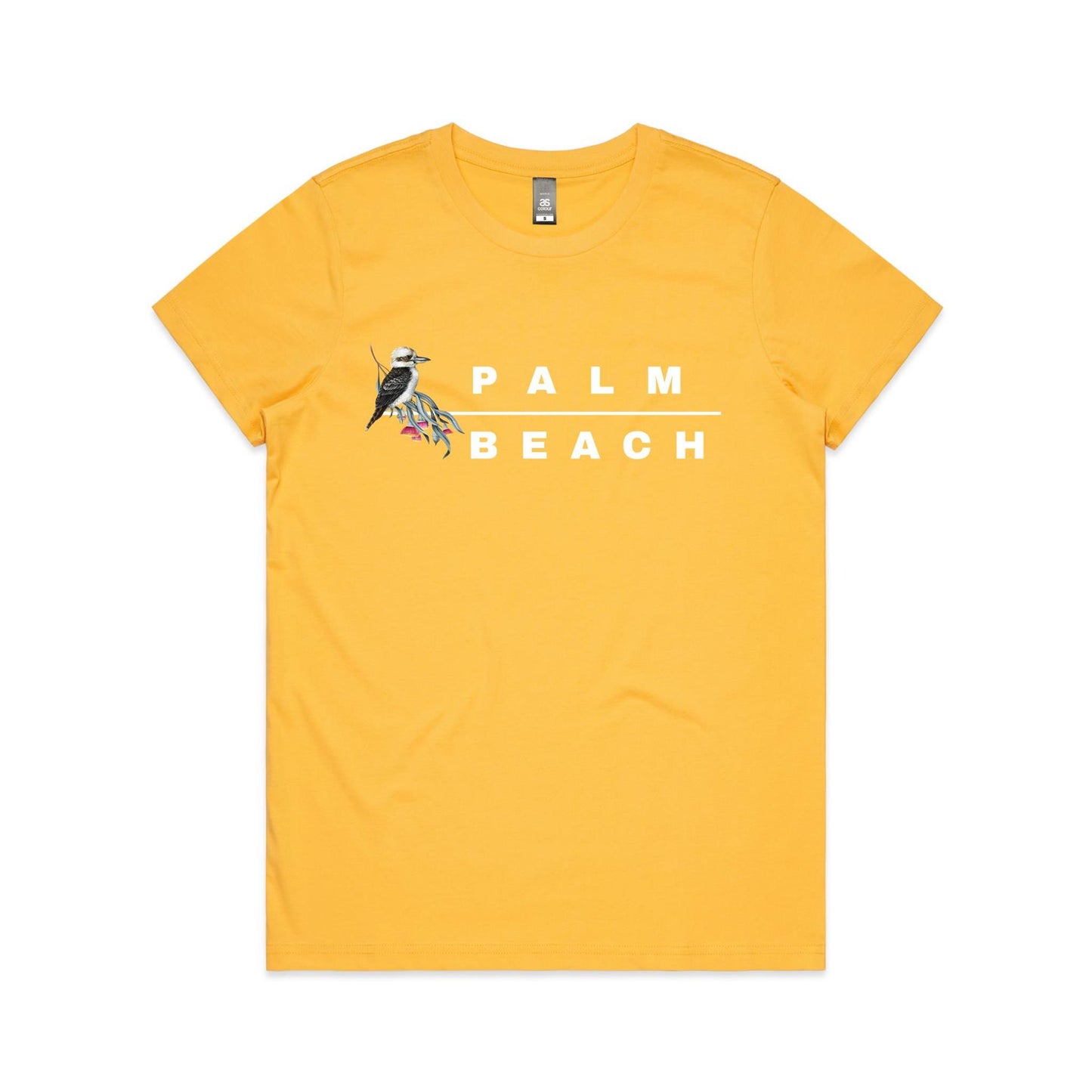Lost Manly custom logo Palm Beach edition AS Colour Women's Maple Tee - Lost Manly Shop
