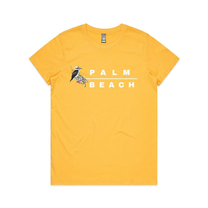 Lost Manly custom logo Palm Beach edition AS Colour Women's Maple Tee - Lost Manly Shop