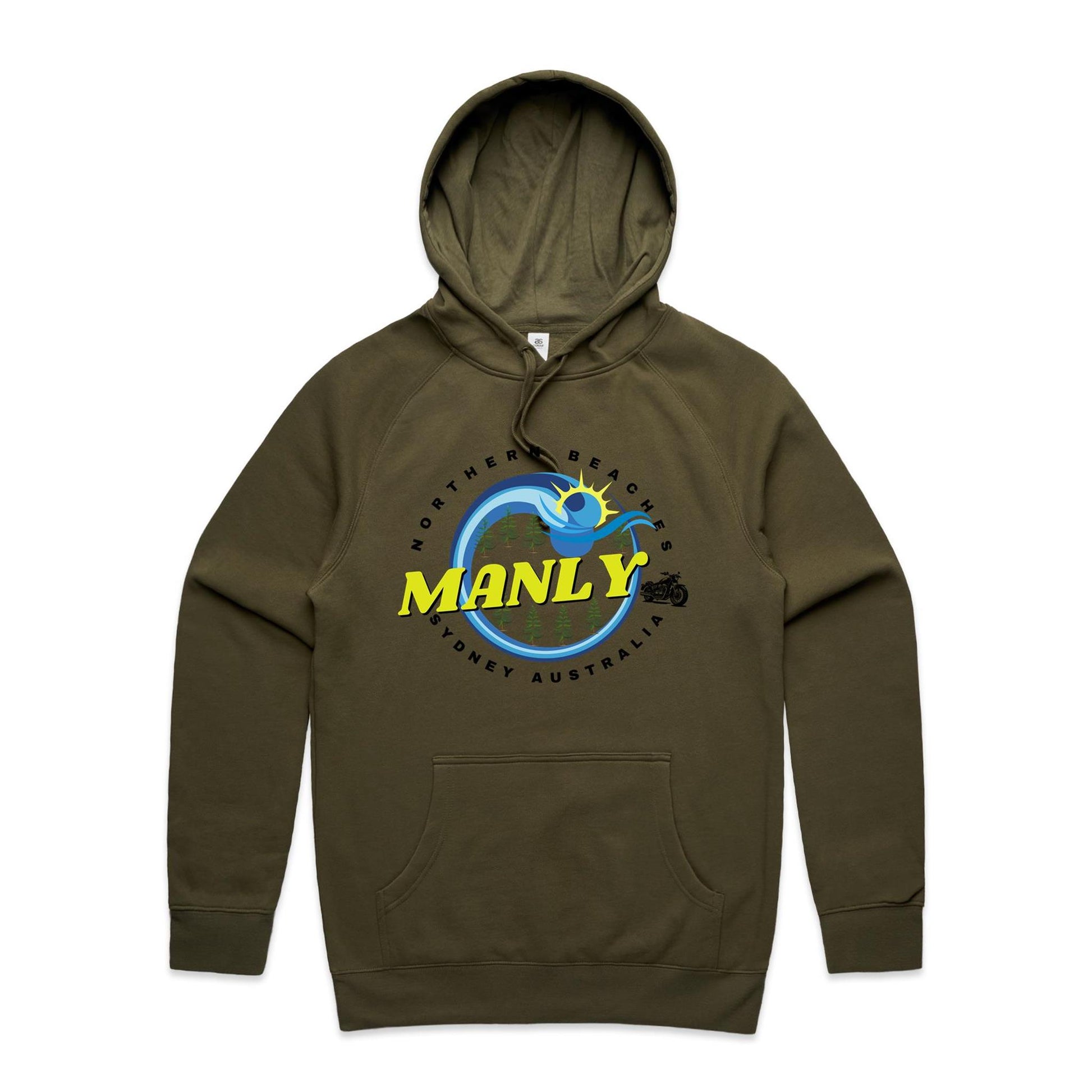 Lost Manly custom logo The Manly Barry AS Colour - Supply Hood - Lost Manly Shop