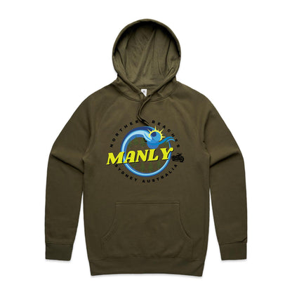 Lost Manly custom logo The Manly Barry AS Colour - Supply Hood - Lost Manly Shop