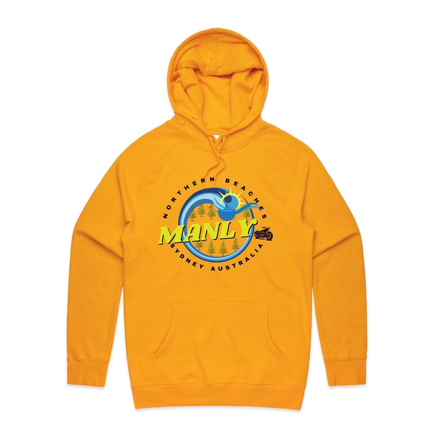 Lost Manly custom logo The Manly Barry AS Colour - Supply Hood - Lost Manly Shop