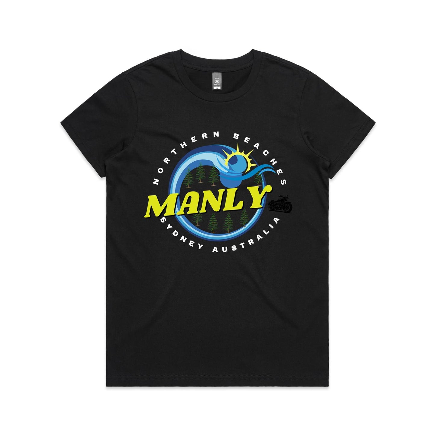 Lost Manly custom logo The Manly Barry AS Colour Women's Maple Tee - Lost Manly Shop