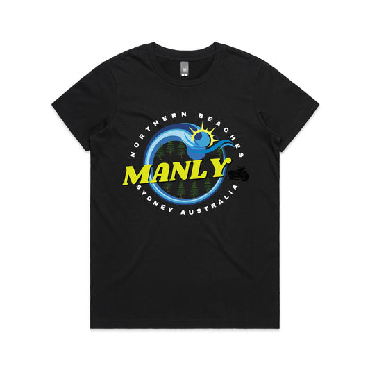 Lost Manly custom logo The Manly Barry AS Colour Women's Maple Tee - Lost Manly Shop