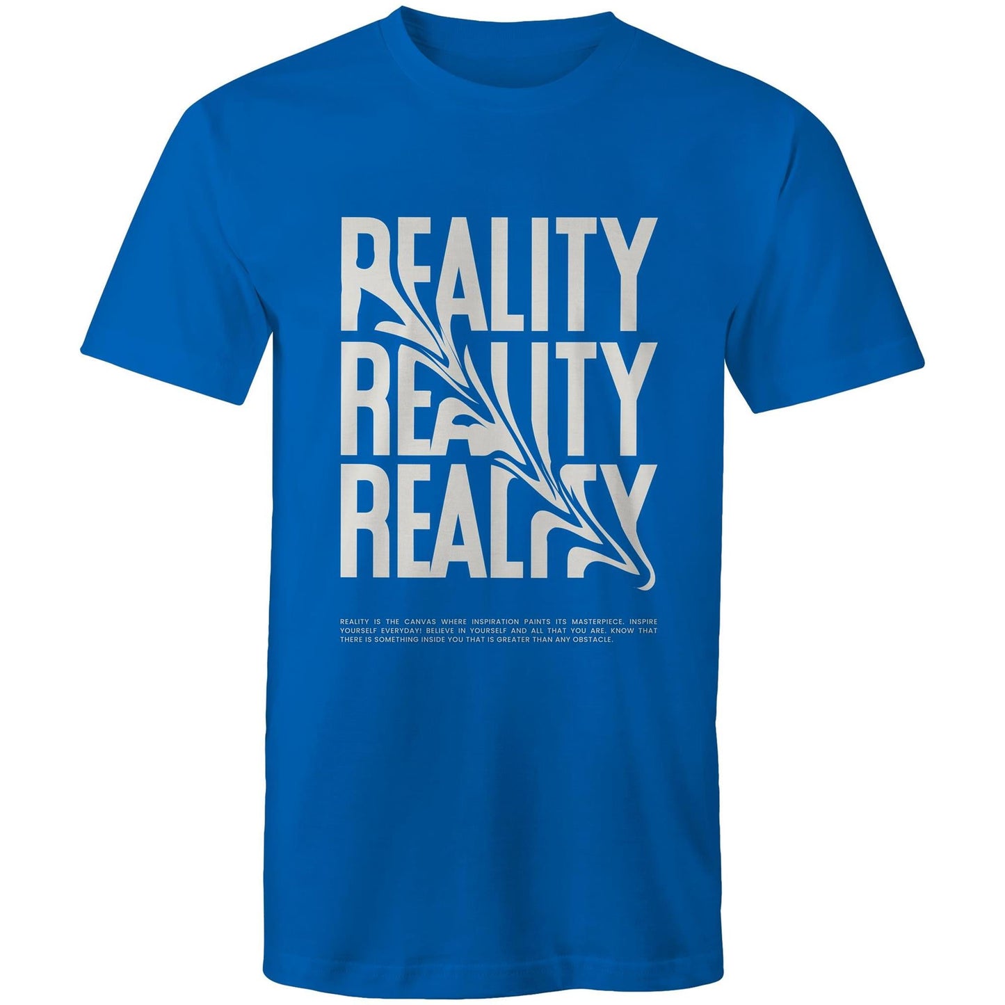 Mens T-Shirt Reality custom logo 