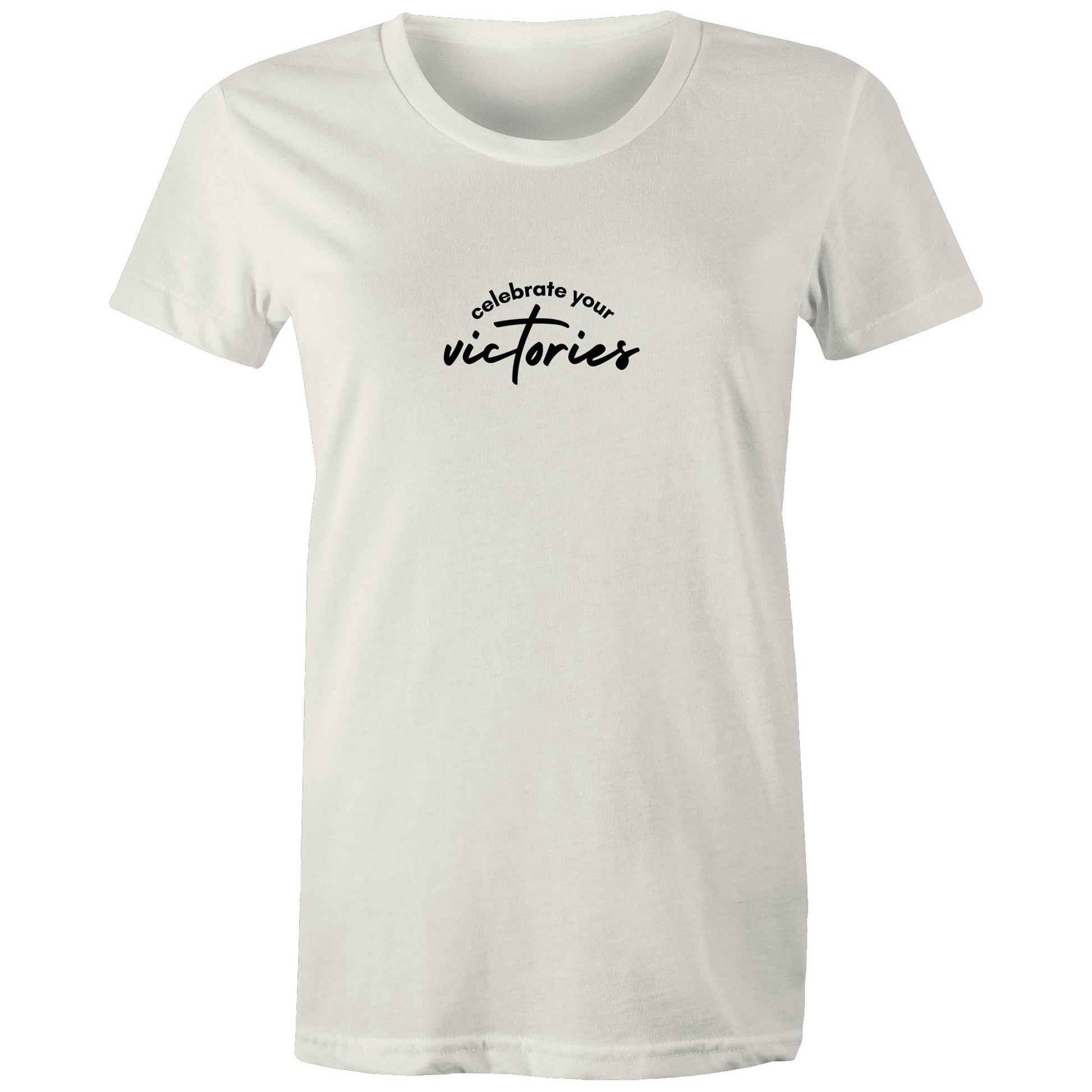 Women's Maple Tee Celebrate your Victories 