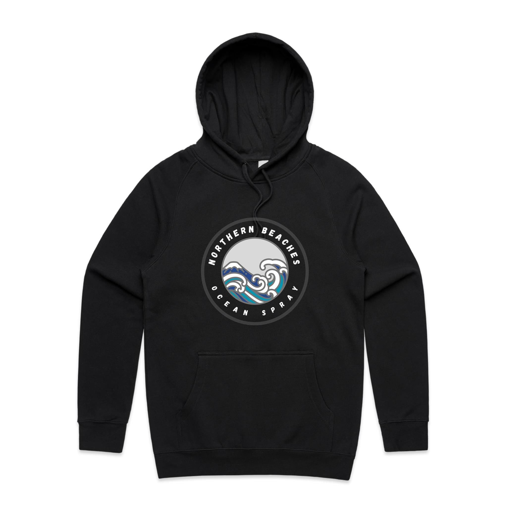 Northern Beaches Ocean Spray Mid-Weight Regular Fit Hoodie XS-5XL 