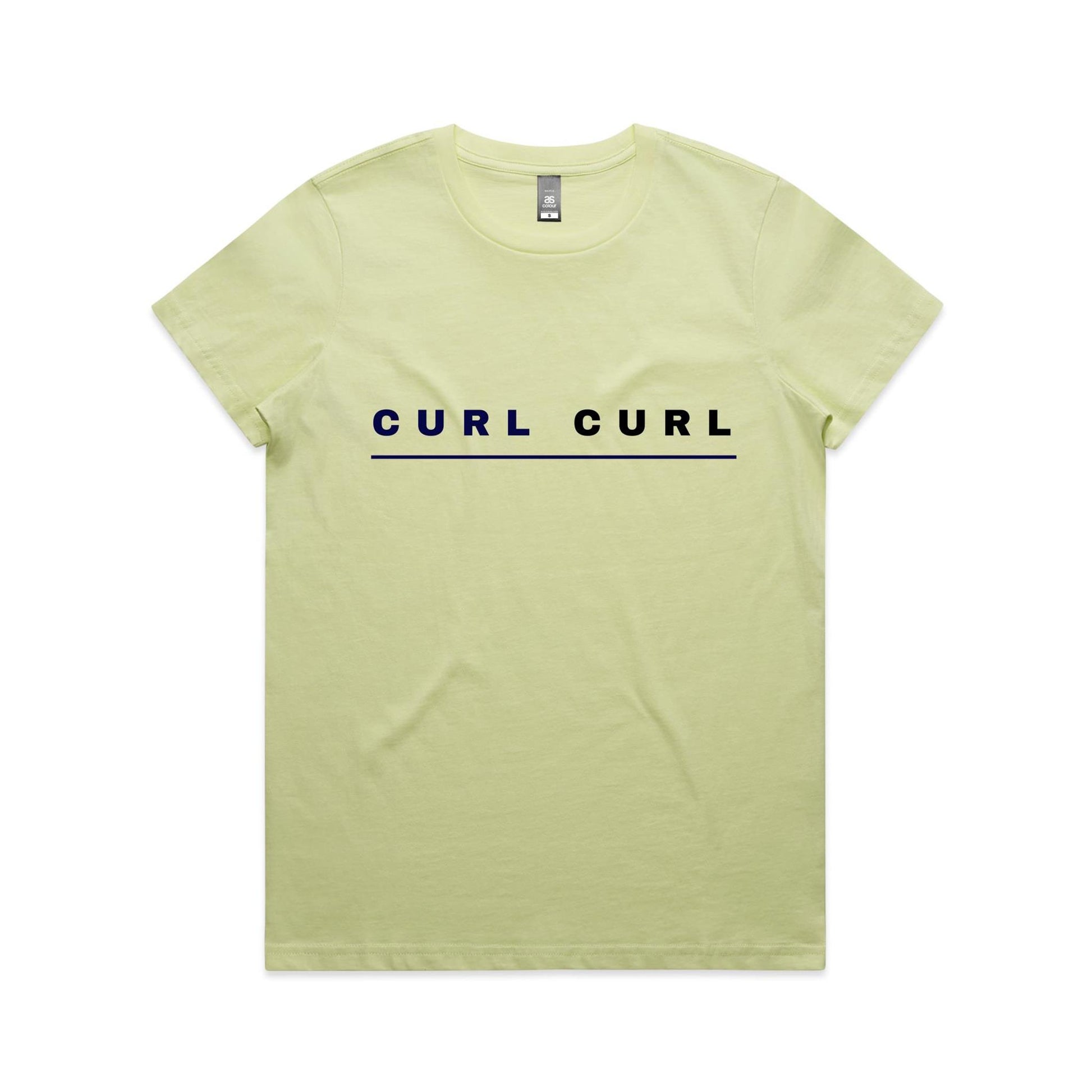 Lost Manly custom logo Curl Curl edition AS Colour Women's Maple Tee - Lost Manly Shop