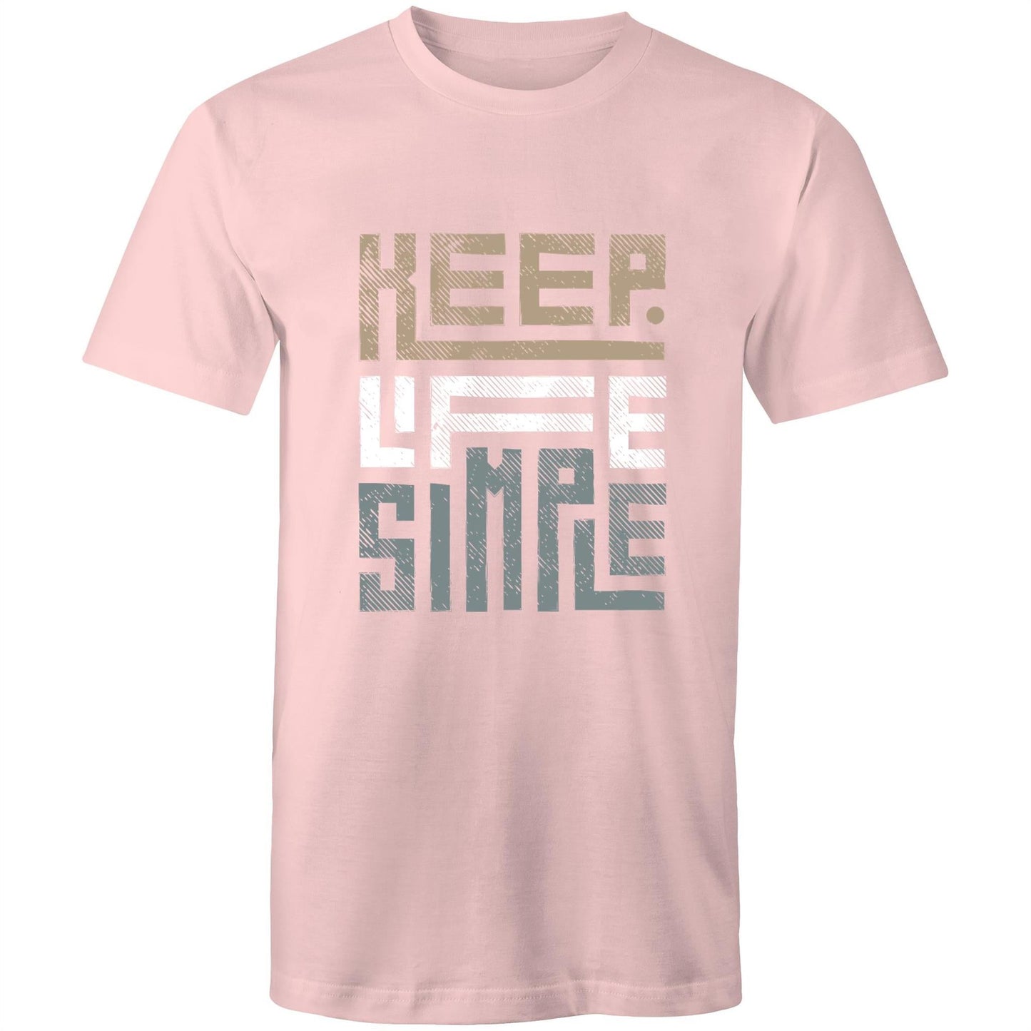 Mens T-Shirt Keep Life Simple 