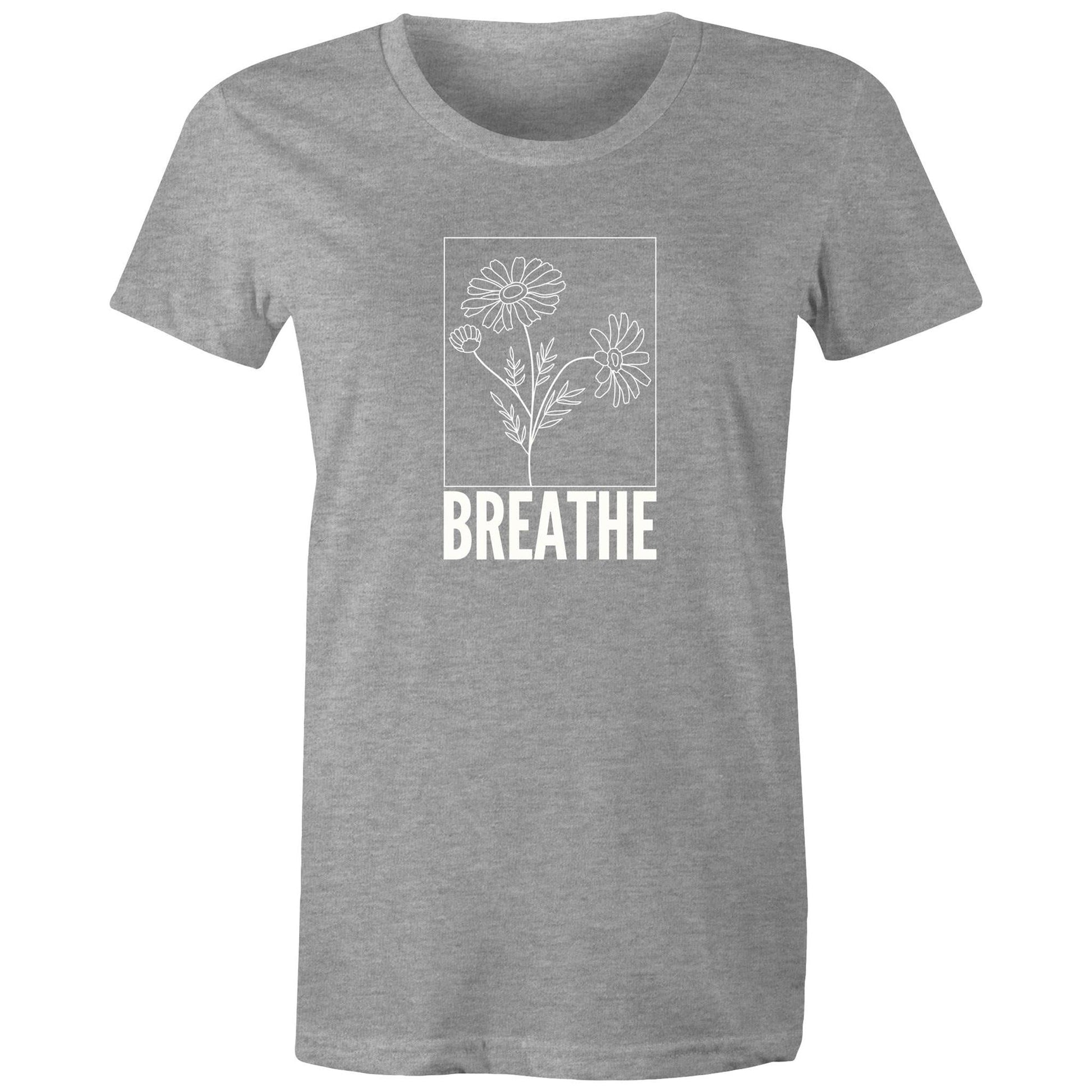 Women's Maple Tee Breathe Logo Print 