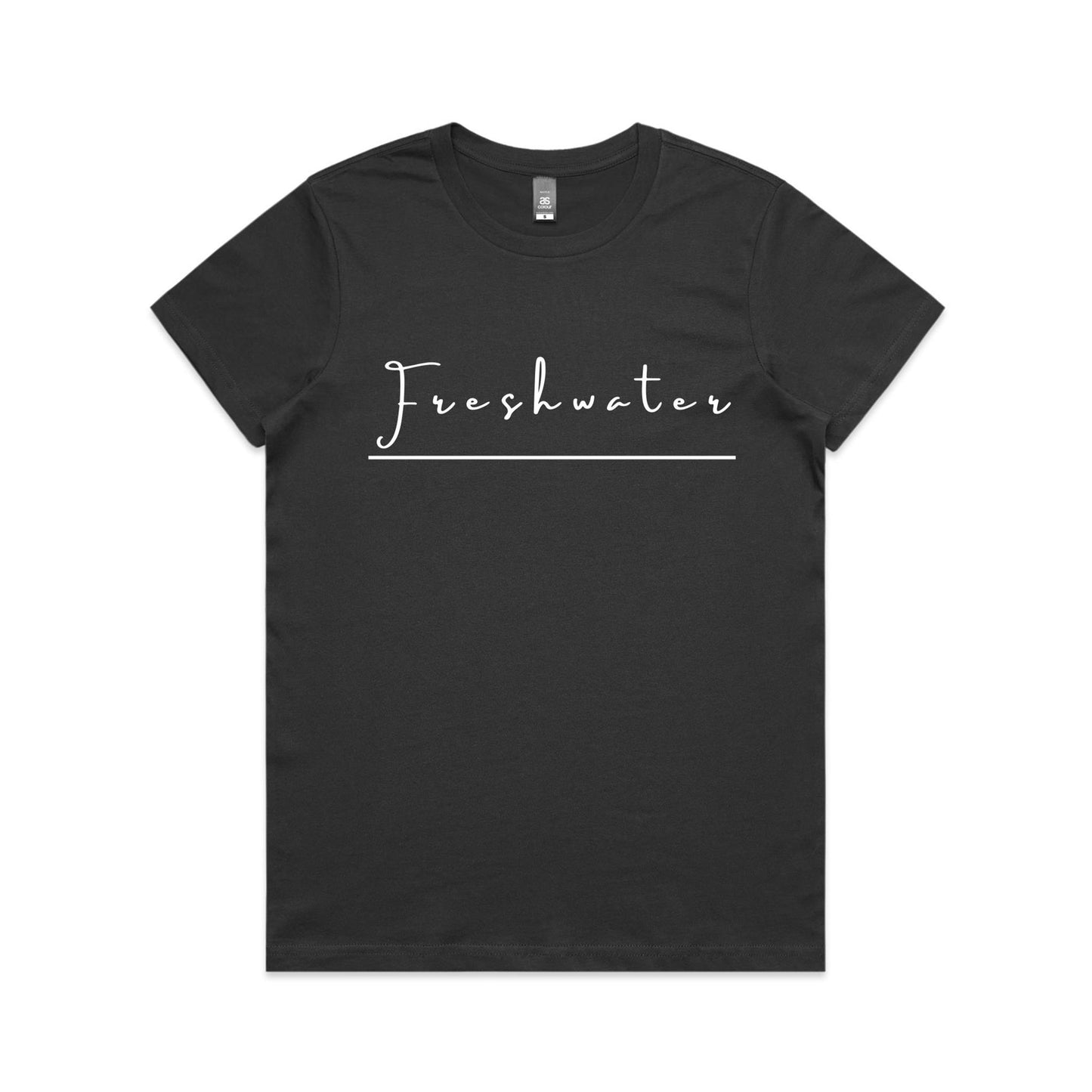 Lost Manly Custom Freshwater Beach Logo Edition AS Colour Women's Maple Tee - Lost Manly Shop