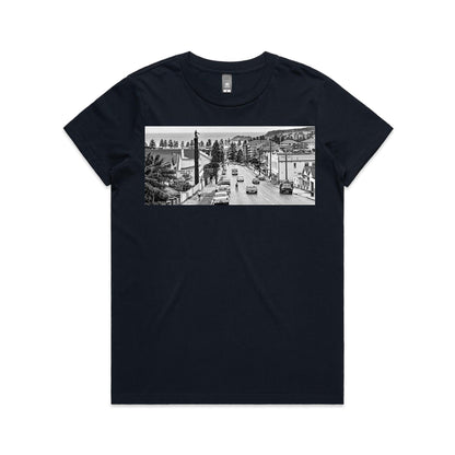 Vintage Manly Tyre Man Women’s Cotton T-Shirt – Sydney Road