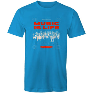 Mens T-Shirt Music is Life 