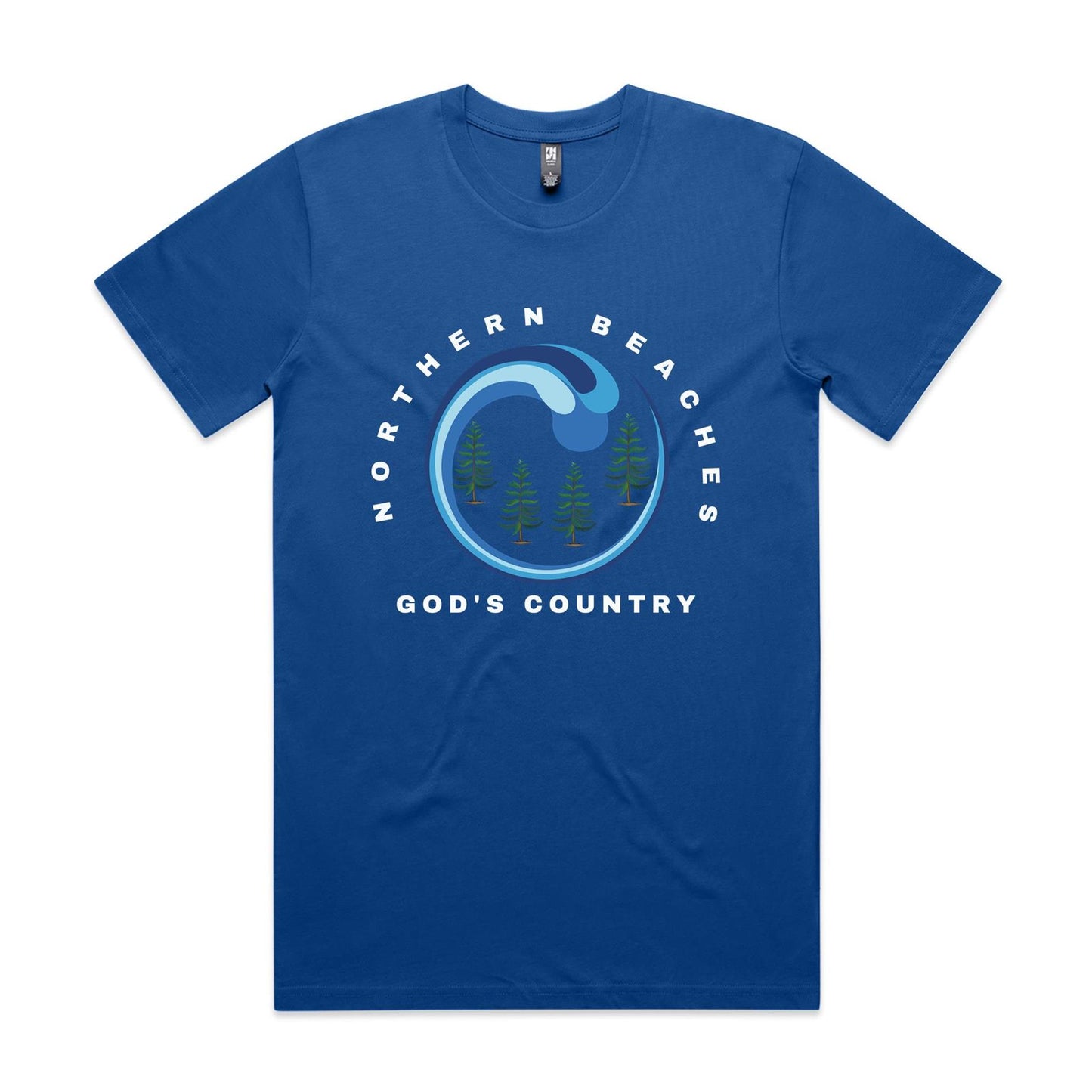Lost Manly custom logo God's Country edition AS Colour - Classic Tee - Lost Manly Shop