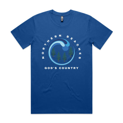 Lost Manly custom logo God's Country edition AS Colour - Classic Tee - Lost Manly Shop