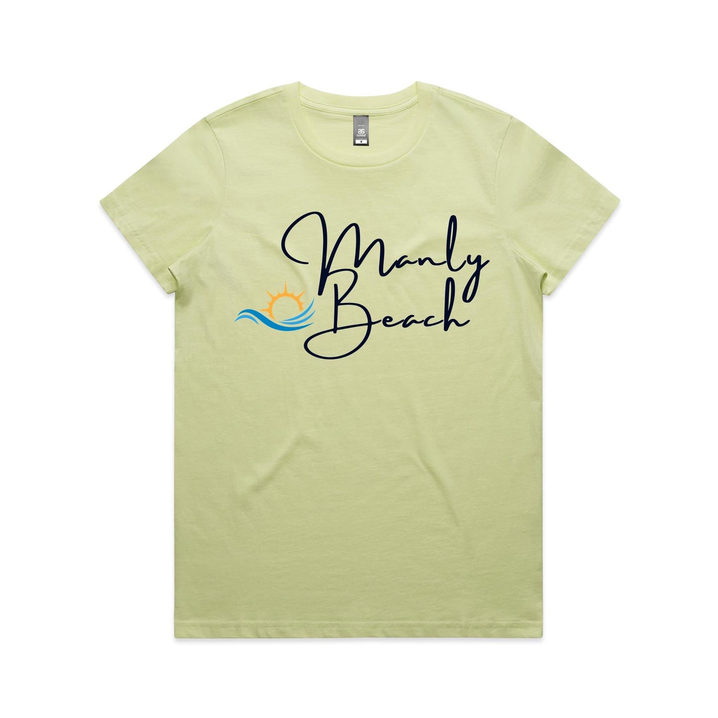 Lost Manly Custom Manly Beach Logo Limited Edition AS Colour Women's Maple Tee - Lost Manly Shop