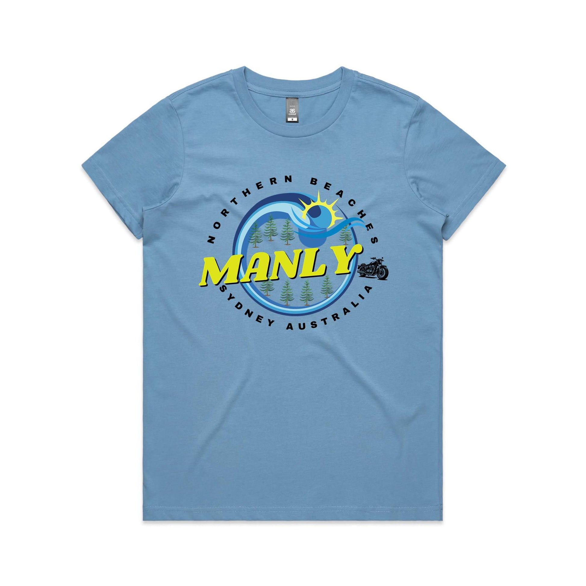 Lost Manly Custom Logo Manly Edition AS Colour Women's Maple Tee - Lost Manly Shop