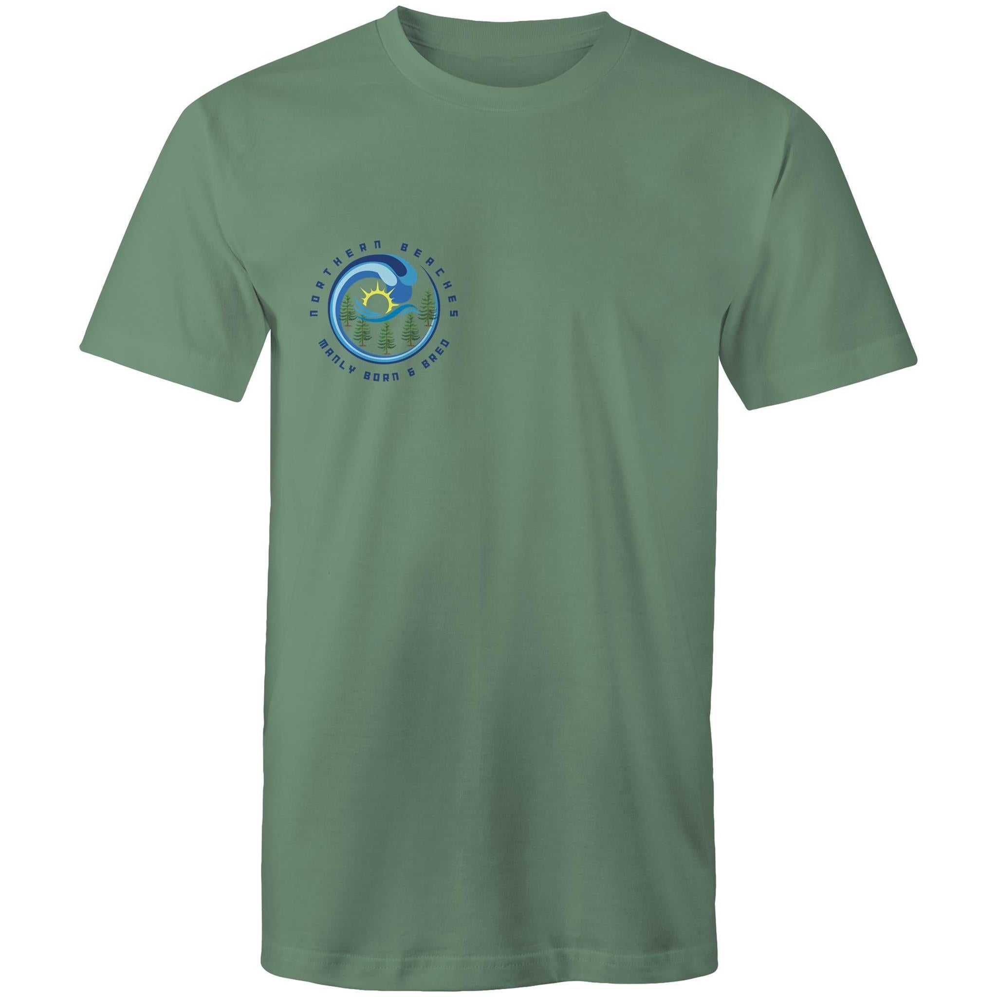 Manly Born n Bred Northern Beaches Sydney Australia Printed Logo T-Shirt Ogo Merch