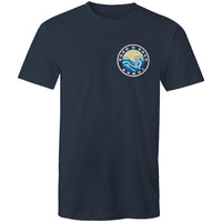Bondi Born n Bred / Collaroy custom logos printed on AS Colour Staple - Mens T-Shirt 