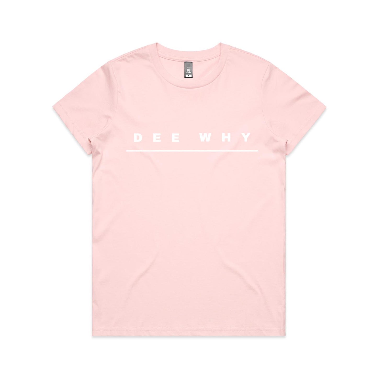 Lost Manly custom logo Dee Why edition AS Colour Women's Maple Tee - Lost Manly Shop
