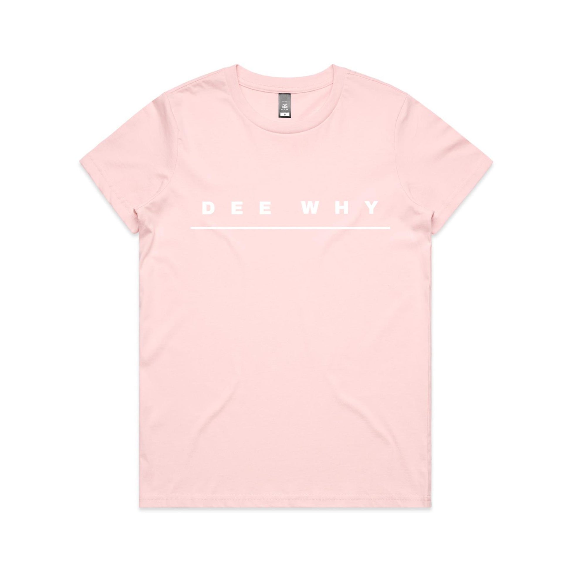Lost Manly custom logo Dee Why edition AS Colour Women's Maple Tee - Lost Manly Shop