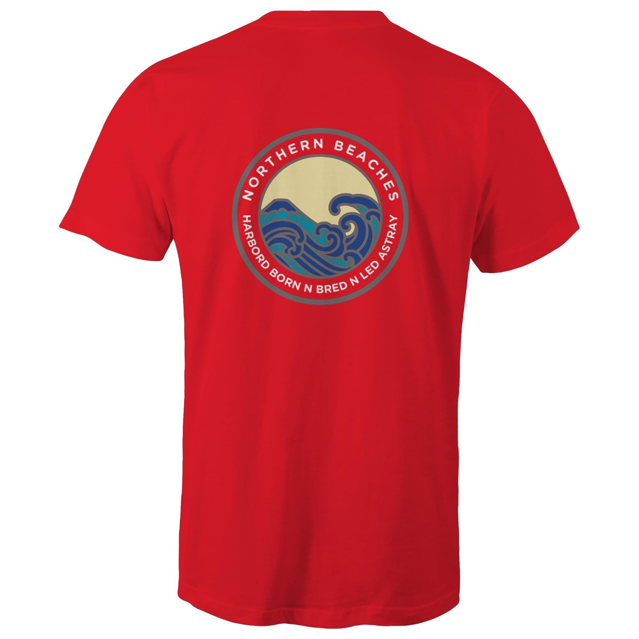 Harbord Born and Bred Northern Beaches Sydney Australia Printed Logo T-Shirt Ogo Merch