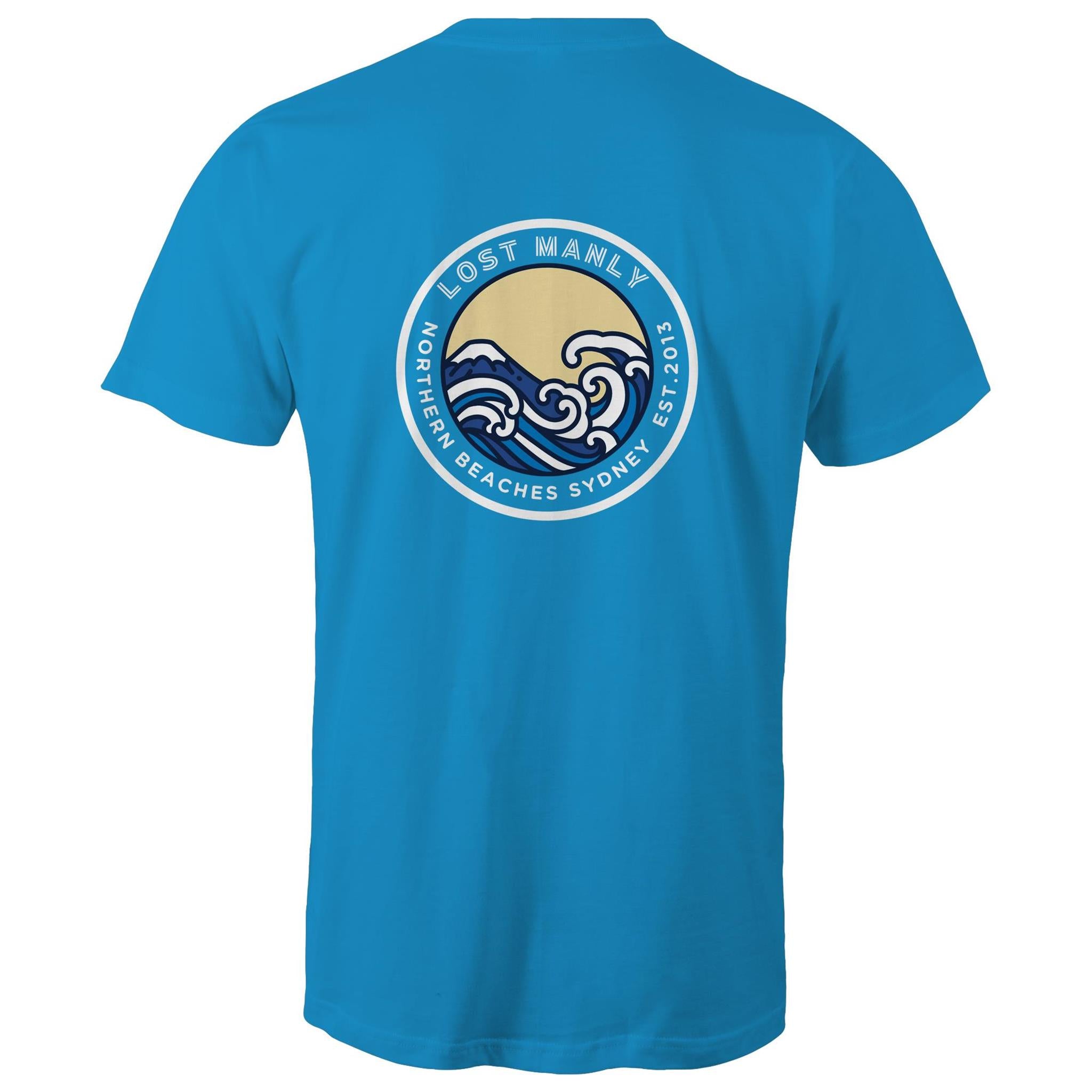 Lost Manly Northern Beaches Sydney Australia Printed Logo T-Shirt Ogo Merch