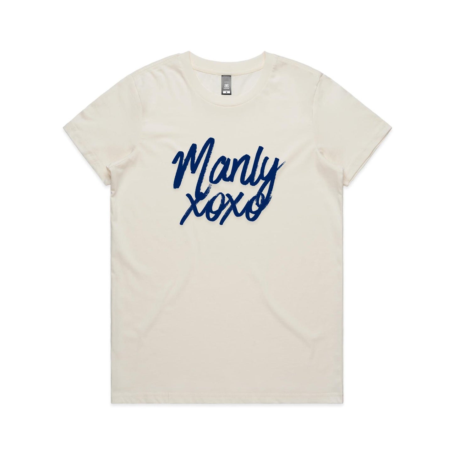 Lost Manly Custom Logo Manly xoxo Edition AS Colour Women's Maple Tee - Lost Manly Shop