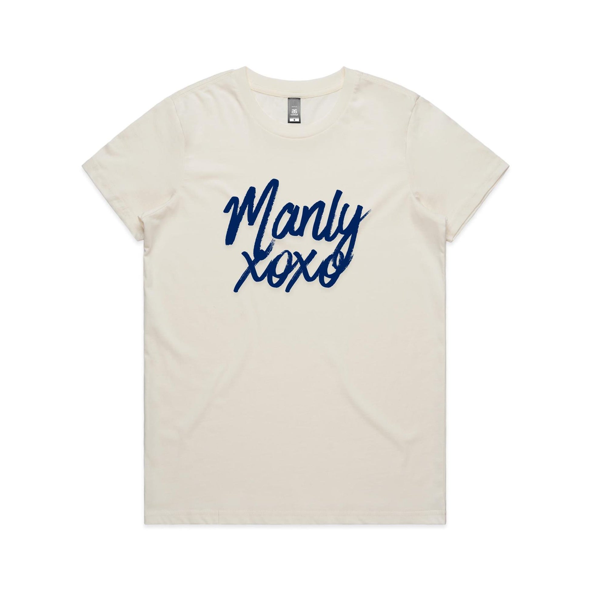 Lost Manly Custom Logo Manly xoxo Edition AS Colour Women's Maple Tee - Lost Manly Shop