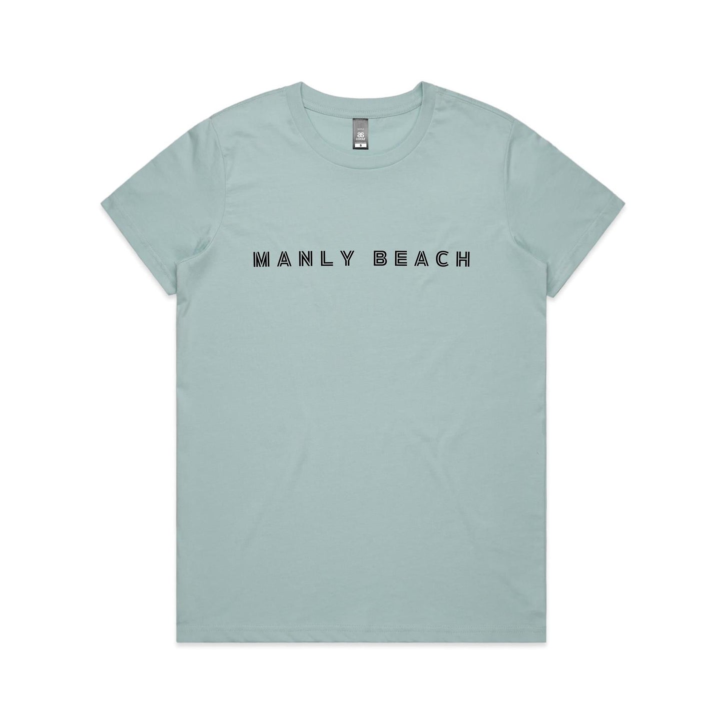 Manly Beach custom logo AS Colour Women's Maple Tee 