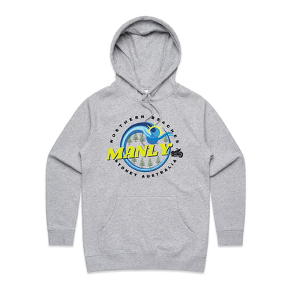 Lost Manly custom logo The Manly Barry AS Colour - Women's Supply Hood - Lost Manly Shop