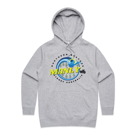 Lost Manly custom logo The Manly Barry AS Colour - Women's Supply Hood - Lost Manly Shop
