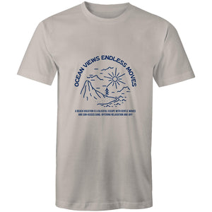 Mens T-Shirt Ocean Views Endless Moves 
