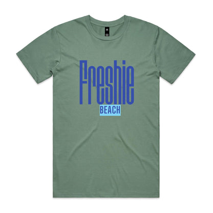 Lost Manly custom logo Freshie Beach AS Colour Staple Tee - Lost Manly Shop