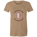 Maple Tee Need Coffee Logo Print 