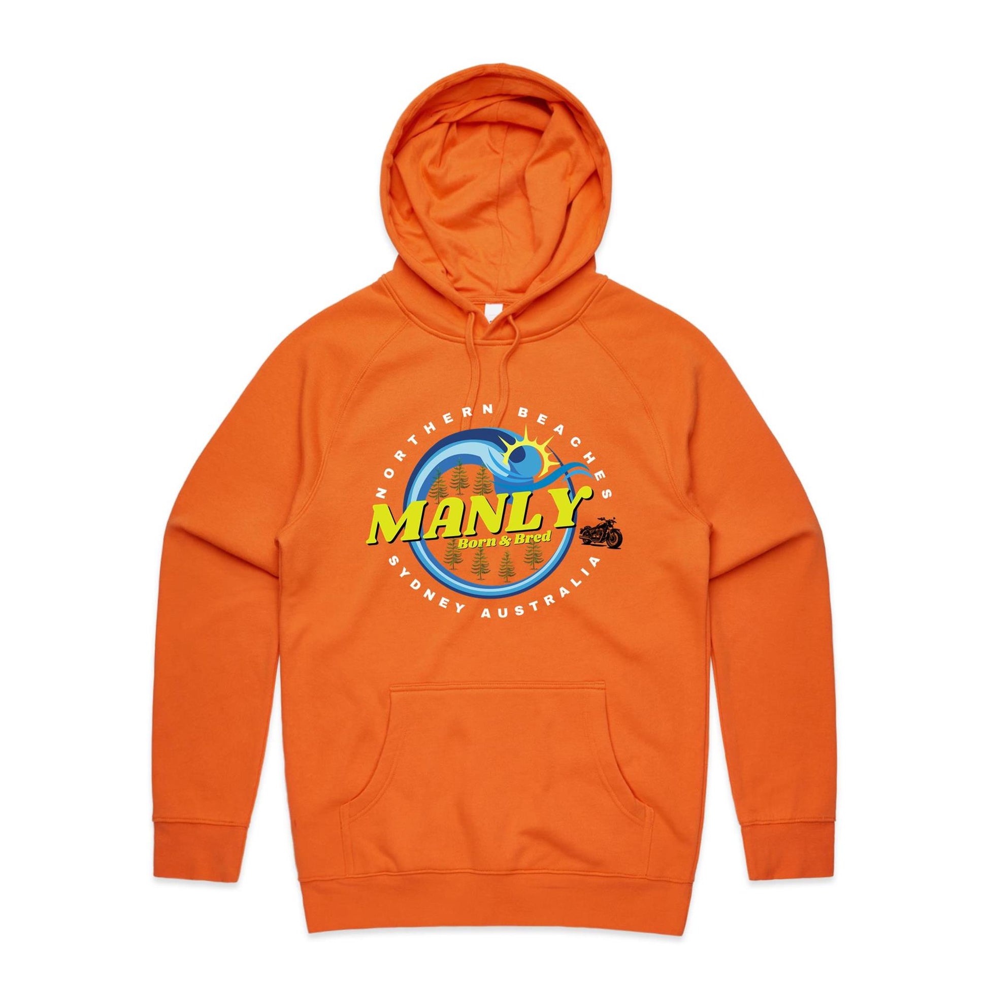 Lost Manly custom logo The Manly Barry Born & Bred edition AS Colour - Supply Hood - Lost Manly Shop